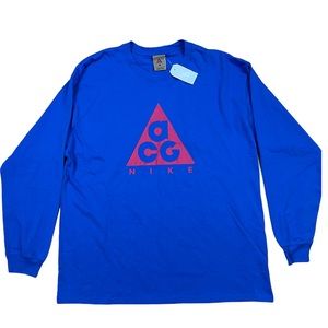 Nike ACG All Condition Gear Long Sleeve Blue Large